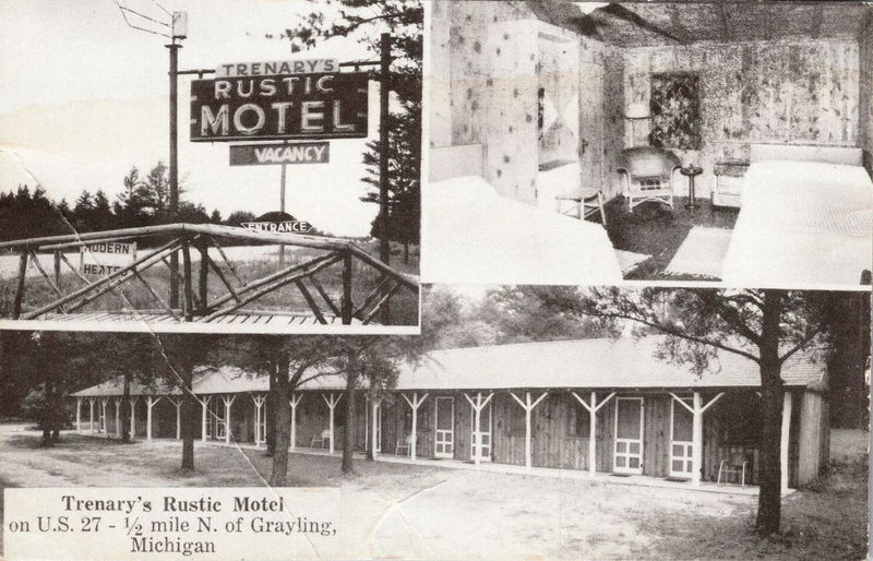 Trenarys Rustic Motel - Vintage Postcard